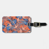 Patroon voor anker en kwal bagagelabel (Voorkant horizontaal)