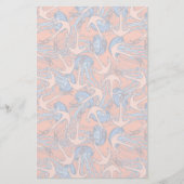 Patroon voor anker en kwal briefpapier (Voorkant)