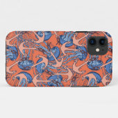 Patroon voor anker en kwal Case-Mate iPhone case (Achterkant (horizontaal))