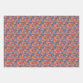 Patroon voor anker en kwal inpakpapier vel (Voorkant 2)