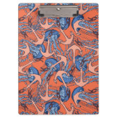 Patroon voor anker en kwal klembord (Voorkant)