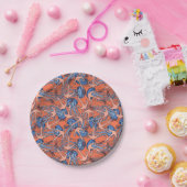 Patroon voor anker en kwal papieren bordje (Feest)