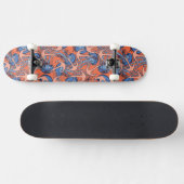 Patroon voor anker en kwal persoonlijk skateboard (Horizontaal)