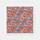 Patroon voor anker en kwal servet (Voorkant)