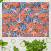 Patroon voor anker en kwal theedoek (Gevouwen)