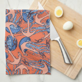 Patroon voor anker en kwal theedoek (Quarter Fold)