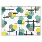 Patroon voor atomaire-leeftijdsmoleculen tafelkleed (Voorkant (Horizontaal))