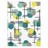 Patroon voor atomaire-leeftijdsmoleculen tafelkleed (Voorkant)