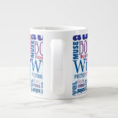 Patroon voor auteurs grote koffiekop (Achterkant)