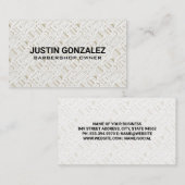 Patroon voor Barber Shop Tools Visitekaartje (Voorkant / Achterkant)