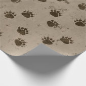 Patroon voor beren verven cadeaupapier (Hoek)