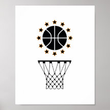Patroon voor Black & White Basketball Sportapparat