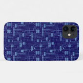 Patroon voor blauw circuit Case-Mate iPhone case (Achterkant (horizontaal))