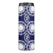 Patroon voor blauwe en witte sjiitische cirkels thermosbeker (Achterkant)