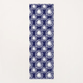 Patroon voor blauwe en witte sjiitische cirkels yogamat (Voorkant)