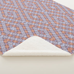 PATROON VOOR BOMEN EN VELDEN SHERPA DEKEN