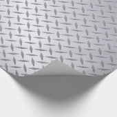 Patroon voor Bord met Bright Steel Diamond Cadeaupapier (Hoek)