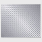 Patroon voor Bord met Bright Steel Diamond Cadeaupapier (Vlak)