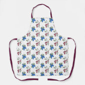 Patroon voor Bourgogne en Blauwbessen Schort (Voorkant)