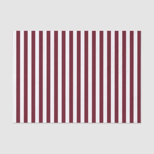 Patroon voor Bourgogne en witte strepen Tissuepapier (Voorkant)