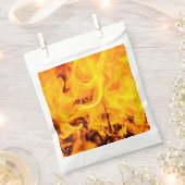 Patroon voor brand en vlammen bedankzakje (Geknipt)