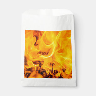 Patroon voor brand en vlammen bedankzakje