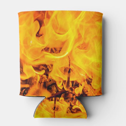 Patroon voor brand en vlammen blikjeskoeler (Achterkant)