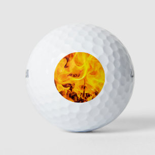 Patroon voor brand en vlammen golfballen
