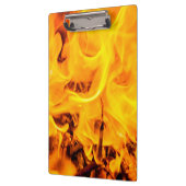 Patroon voor brand en vlammen klembord (Links)