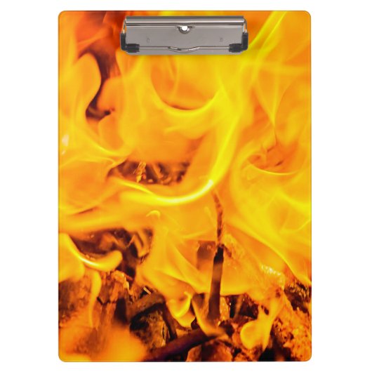 Patroon voor brand en vlammen klembord (Voorkant)