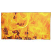 Patroon voor brand en vlammen kussensloop (Voorkant-Links)