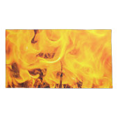 Patroon voor brand en vlammen kussensloop (Achterkant-Links)