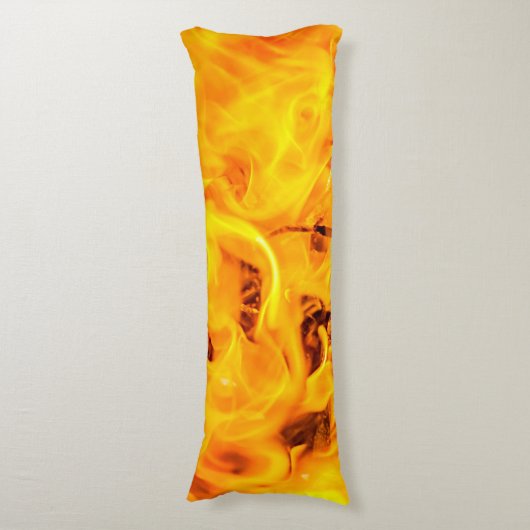 Patroon voor brand en vlammen lichaamskussen (Voorkant Verticaal)