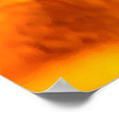 Patroon voor brand en vlammen poster (Hoek)