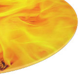 Patroon voor brand en vlammen snijplank (Hoek)