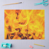 Patroon voor brand en vlammen tissuepapier (Craft)