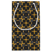 Patroon voor Bright Gele Taxi Cab Klein Cadeauzakje (Achterkant)