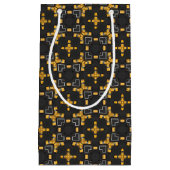 Patroon voor Bright Gele Taxi Cab Klein Cadeauzakje (Voorkant)