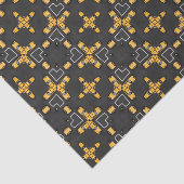 Patroon voor Bright Gele Taxi Cab Tissuepapier (Detail)