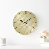 Patroon voor Bright Gold Diamondplate Grote Klok (Huis)