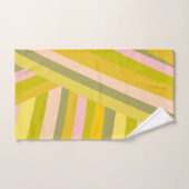 Patroon voor Bright moderne Citrus Stripes Bad Handdoek (Handdoek)