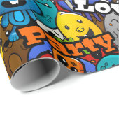 Patroon voor Bright Sticker Cadeaupapier (Rol Hoek)