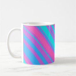 Patroon voor Bright Wavy Retro Koffiemok