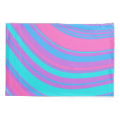 Patroon voor Bright Wavy Retro Kussensloop (Achterkant)