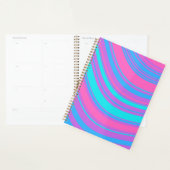 Patroon voor Bright Wavy Retro Planner (Display)