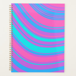 Patroon voor Bright Wavy Retro Planner