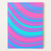 Patroon voor Bright Wavy Retro Planner (Achterkant)