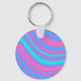 Patroon voor Bright Wavy Retro Sleutelhanger