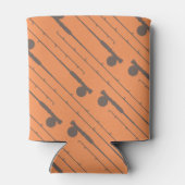 Patroon voor bruine visstaafjes blikjeskoeler (Achterkant)