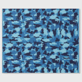 Patroon voor camouflage bij het leger cadeaupapier (Vlak)